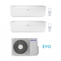 Immagine di Samsung WINDFREE EVO R32 Climatizzatore dual split inverter WiFi, bianco | unità esterna 5 kW unità interne 7000+12000 BTU AJ050NCJ2EG/EU+AR07RXPXBWKNEU+AR12RXPXBWKNEU
