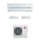 Mitsubishi  MSZ-SF Climatizzatore trial split inverter Bianco | unità esterna 6,8 kW unità interne 9000+9000+12000 BTU MXZ-3E68VA+2MSZ-SF25VE3+MSZ-SF35VE3 
