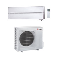 Immagine di Mitsubishi MSZ-LN Kirigamine Style Climatizzatore a parete monosplit Inverter Wi-Fi, bianco | unità esterna 5 kW unità interna 18000 BTU MUZ-LN50VG2+MSZ-LN50VG2V