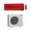 Immagine di Mitsubishi MSZ-LN Kirigamine Style Climatizzatore a parete monosplit Inverter Wi-Fi, rosso | unità esterna 5 kW unità interna 18000 BTU MUZ-LN50VG2+MSZ-LN50VG2R