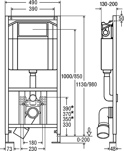 Immagine di Viega ECO PLUS modulo per wc 606664
