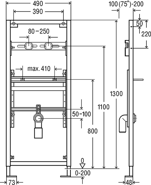 Immagine di Viega ECO PLUS modulo per lavabo 461782