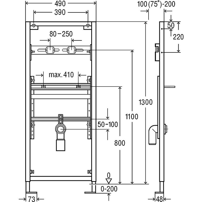 Immagine di Viega ECO PLUS modulo per lavabo 461782