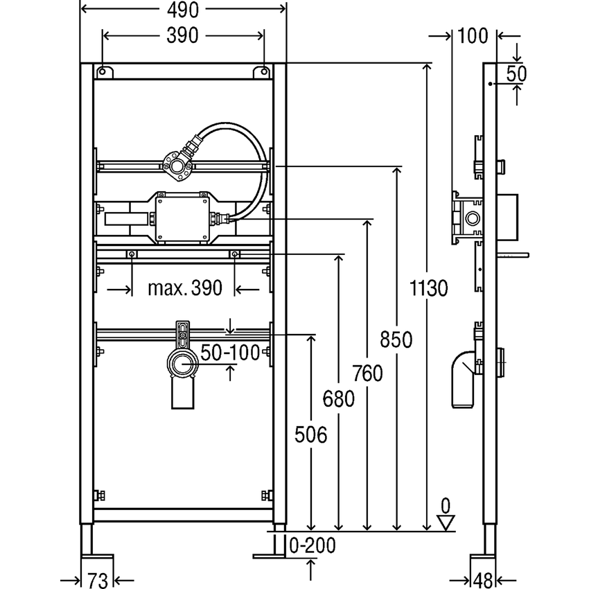 Immagine di Viega ECO PLUS modulo per orinatoio con sifone a sensore 727918