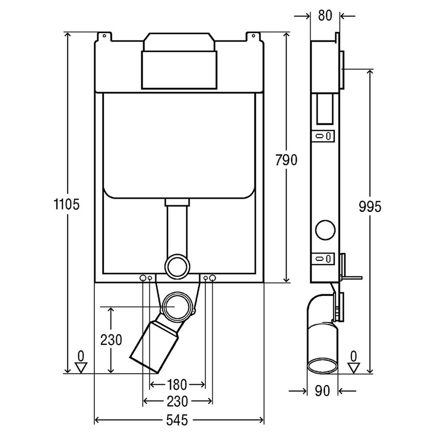 Immagine di Viega MONO TEC modulo per wc 648794