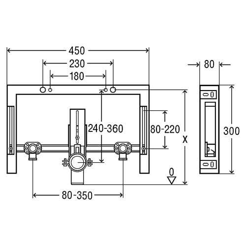 Immagine di Viega MONO TEC modulo per bidet 648800