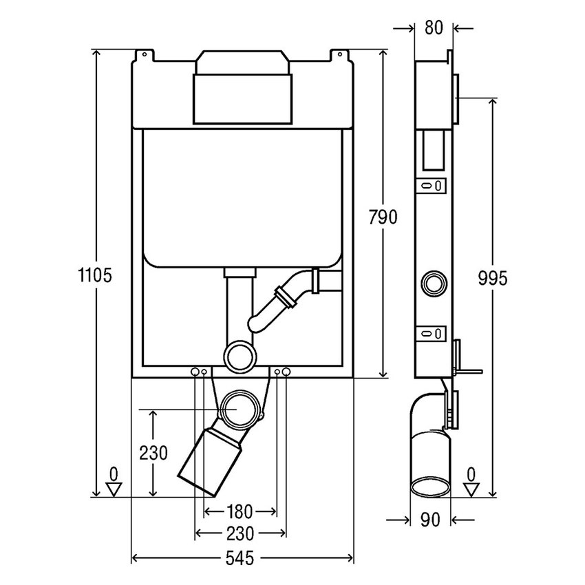 Immagine di Viega MONO TEC modulo per wc 662752