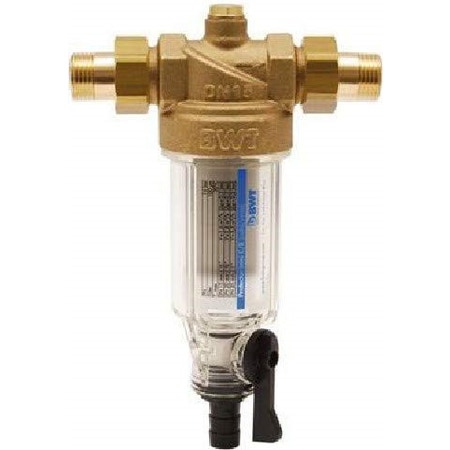 Immagine di BWT Cillit Filtro MINI PROTECTOR 1/2" AF, Completo di coduli e ghiere per l'installazione, nonché munito di rubinetto di scarico impurità  010476AA