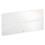 Immagine di Viega VISING FOR MORE 105 placca di comando sensitive finitura vetro bianco/bianco traffico 759063
