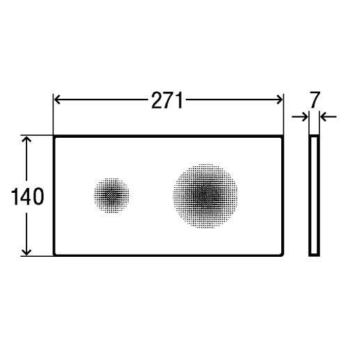 Immagine di Viega VISING FOR MORE 105 placca di comando sensitive finitura nero 759070