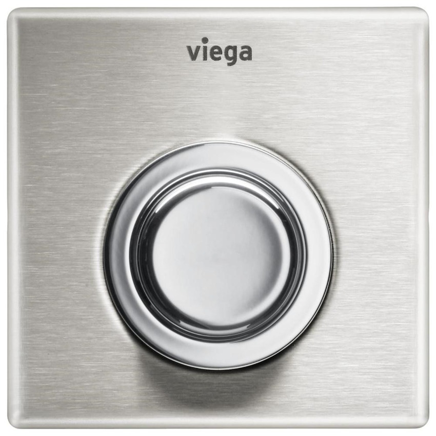 Immagine di Viega VISIGN FOR PUBLIC 1 azionamento risciacquo a distanza finitura acciaio inox spazzolato 688158