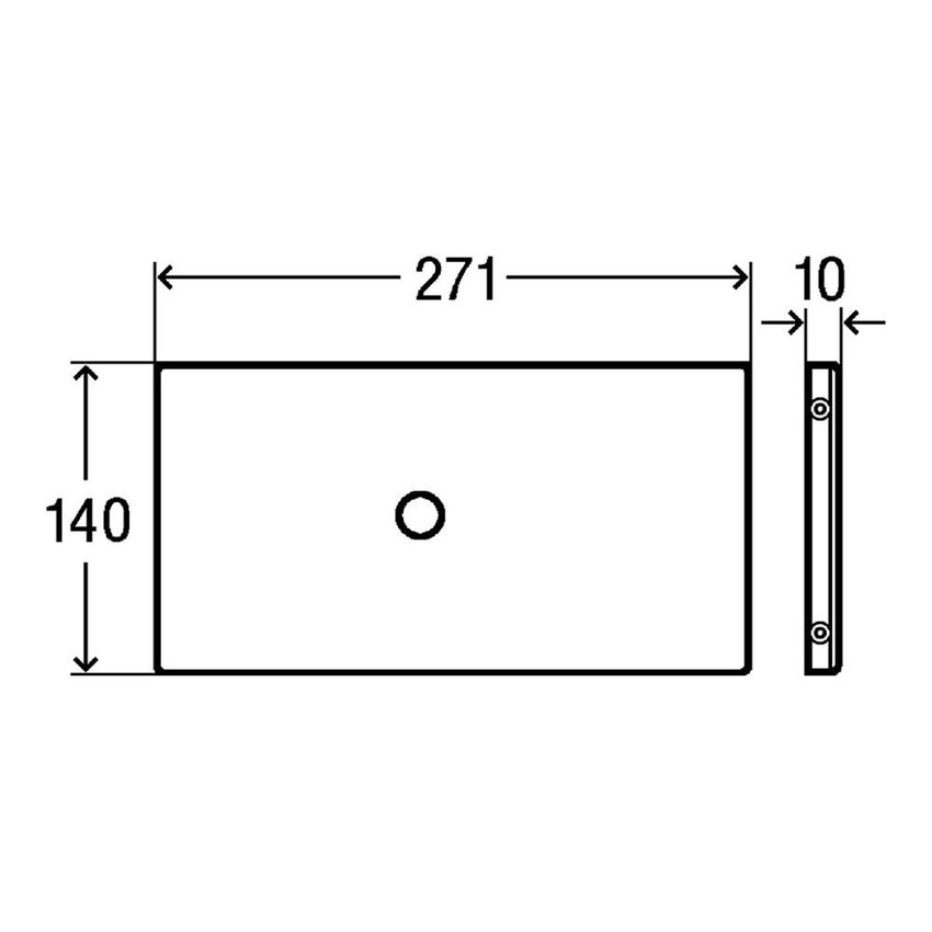 Immagine di Viega VISING FOR PUBLIC 6 placca di comando finitura acciaio inox spazzolato 699505