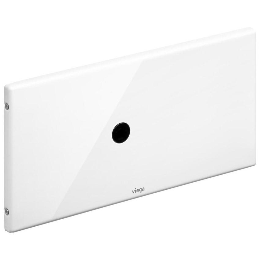 Immagine di Viega VISING FOR PUBLIC 6 placca di comando finitura acciaio inox bianco 699512