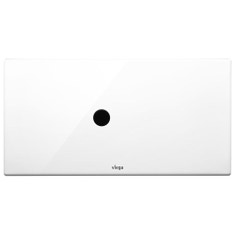 Immagine di Viega VISING FOR PUBLIC 6 placca di comando finitura acciaio inox bianco 699512