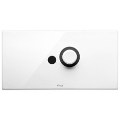 Immagine di Viega VISING FOR PUBLIC 5 placca di comando finitura acciaio inox bianco 699536