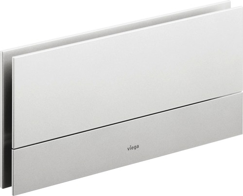 Immagine di Viega VISING FOR MORE 101 placca di comando per wc finitura cromo satinato 597375