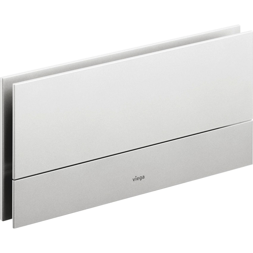 Immagine di Viega VISING FOR MORE 101 placca di comando per wc finitura cromo satinato 597375