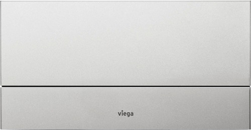 Immagine di Viega VISING FOR MORE 101 placca di comando per wc finitura cromo satinato 597375
