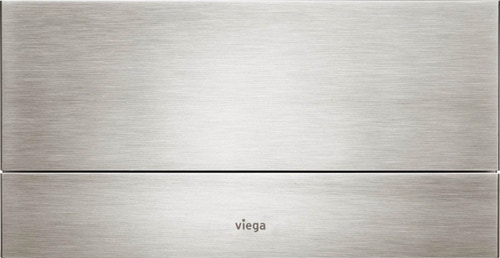 Immagine di Viega VISING FOR MORE 101 placca di comando per wc finitura acciaio inox 597382
