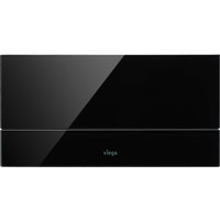 Immagine di Viega VISING FOR MORE 101 placca di comando per wc finitura vetro parsol/nero 597429