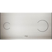Immagine di Viega VISING FOR MORE 100 placca di comando per wc finitura acciaio inox 597450