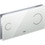 Immagine di Viega VISING FOR MORE 100 placca di comando per wc finitura vetro trasparente/grigio chiaro 597481