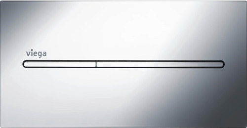 Immagine di Viega VISING FOR MORE 104 placca di comando per wc finitura cromo lucido 598457