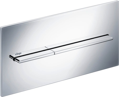 Immagine di Viega VISING FOR MORE 104 placca di comando per wc finitura cromo lucido 598457