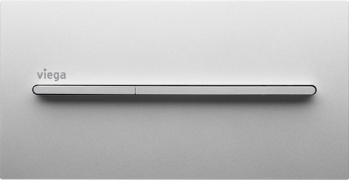 Immagine di Viega VISING FOR MORE 104 placca di comando per wc finitura cromo satinato 598464