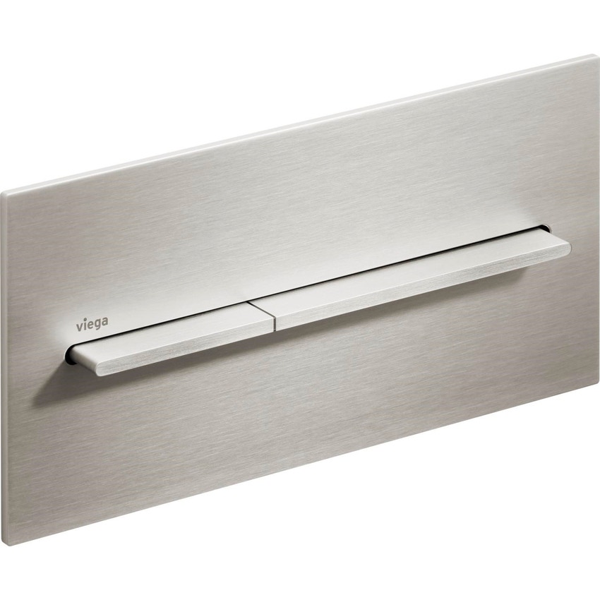 Immagine di Viega VISING FOR MORE 104 placca di comando per wc finitura acciaio inox 598471