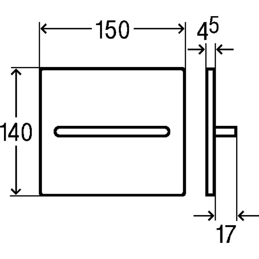 Immagine di Viega VISING FOR MORE 104 placca di comando finitura cromo lucido 599003