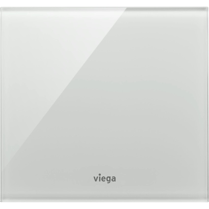 Immagine di Viega VISING FOR MORE 100 flussometro per orinatoio finitura vetro trasparente/grigio chiaro 599386