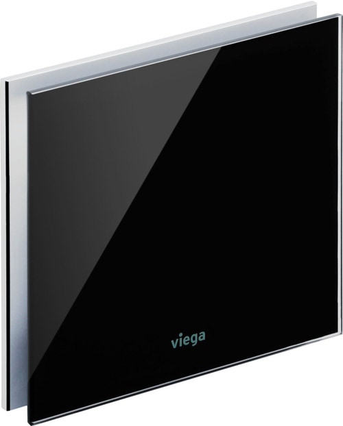 Immagine di Viega VISING FOR MORE 100 flussometro per orinatoio finitura vetro parsol/nero 599393