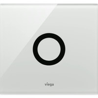 Immagine di Viega VISING FOR MORE 100 placcha di comando per orinatoio finitura vetro trasparente/grigio chiaro 735623