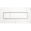Immagine di Viega VISING FOR MORE 105 placca di comando per wc finitura vetro bianco/bianco traffico 758820