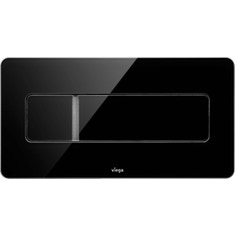 Immagine di Viega VISING FOR MORE 105 placca di comando per wc finitura vetro parsol/nero 758837