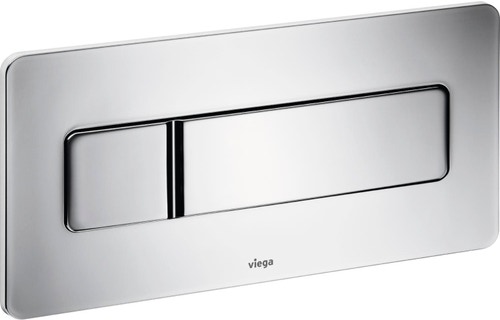 Immagine di Viega VISING FOR MORE 105 placca di comando per wc finitura cromo lucido 758844
