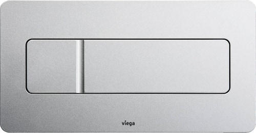 Immagine di Viega VISING FOR MORE 105 placca di comando per wc finitura cromo satinato 758950