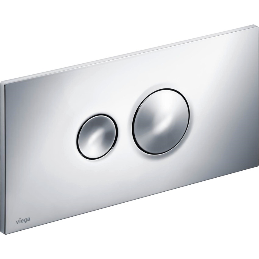 Immagine di Viega VISING FOR STYLE 10 placca di comando per wc finitura cromo lucido 596323