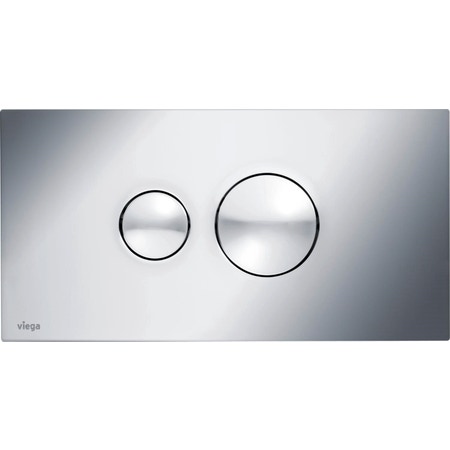 Immagine di Viega VISING FOR STYLE 10 placca di comando per wc finitura cromo lucido 596323