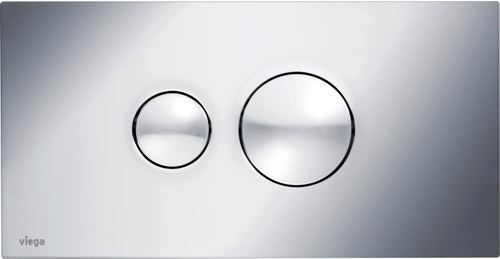 Immagine di Viega VISING FOR STYLE 10 placca di comando per wc finitura cromo lucido 596323