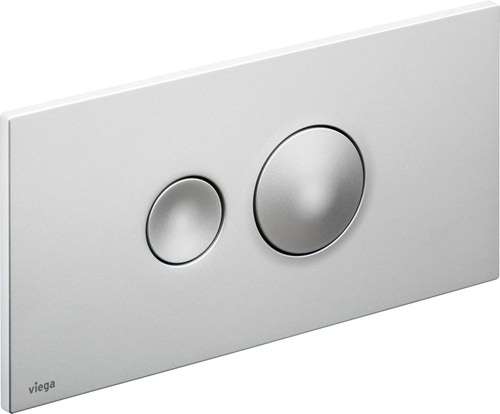 Immagine di Viega VISING FOR STYLE 10 placca di comando per wc finitura cromo satinato 596347
