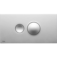 Immagine di Viega VISING FOR STYLE 10 placca di comando per wc finitura cromo satinato 596347