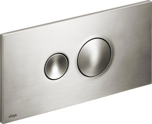Immagine di Viega VISING FOR STYLE 10 placca di comando per wc finitura acciaio inox 597054