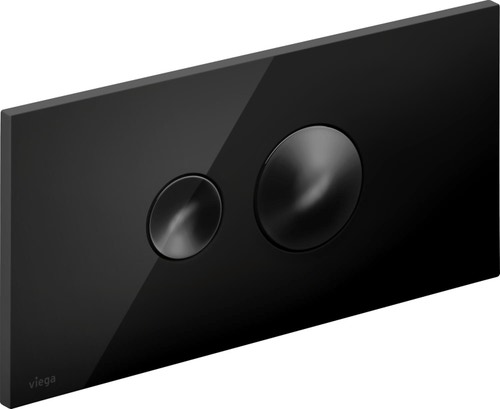 Immagine di Viega VISING FOR STYLE 10 placca di comando per wc finitura nero intenso 686543