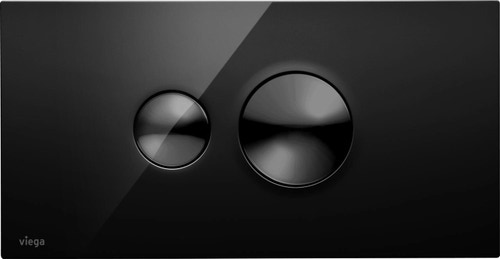 Immagine di Viega VISING FOR STYLE 10 placca di comando per wc finitura nero intenso 686543