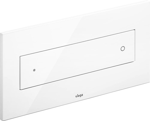 Immagine di Viega VISING FOR STYLE 12 placca di comando per wc finitura bianco alpino 596743