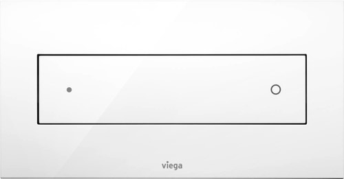 Immagine di Viega VISING FOR STYLE 12 placca di comando per wc finitura bianco alpino 596743