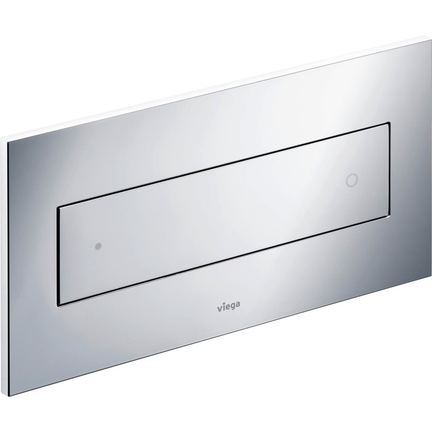 Immagine di Viega VISING FOR STYLE 12 placca di comando per wc finitura cromo lucido 597252