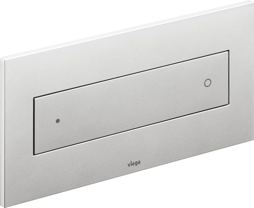 Immagine di Viega VISING FOR STYLE 12 placca di comando per wc finitura cromo satinato 597276